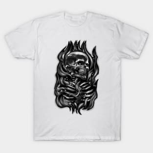 Born of Fire monochrome T-Shirt